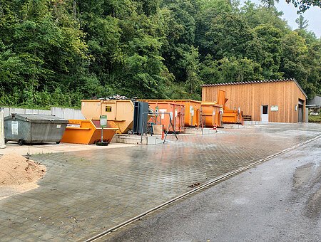 Wertstoffhof Pappenheim der neue Wertstoffhof Pappenheim nach Umbau