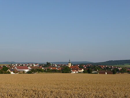 Panoramaaufnahme von Stopfenheim.