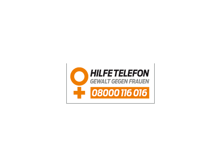 Hilfetelefon - Gewalt gegen Frauen - Logo