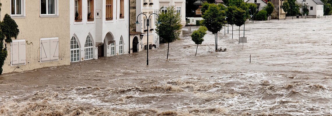 Überschwemmung-Hochwasser