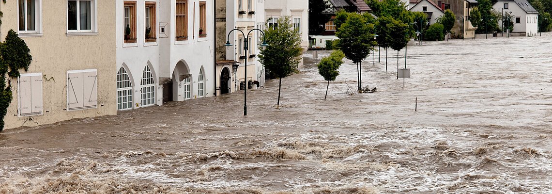 Überschwemmung-Hochwasser